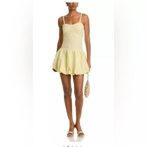 Blank NYC adorable Yellow Strapless Dress BNWT sz small